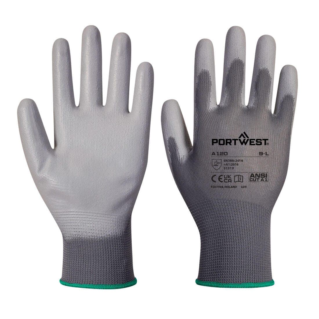 Grip 13 PU Palm Glove in Black
