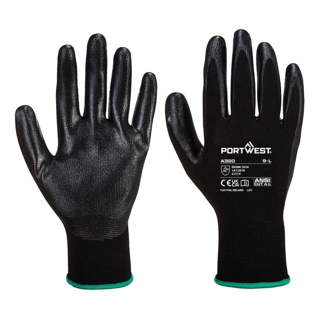Grip 13 Nitrile Foam Glove in Black