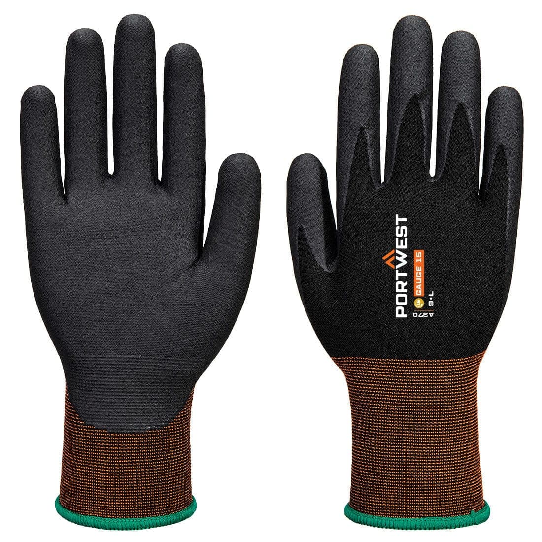 GP Grip 15 Nitrile Micro Foam Glove in Black