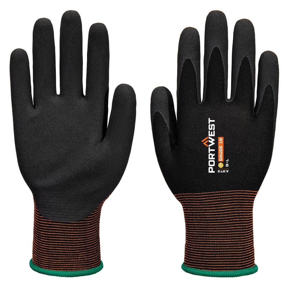 GP Grip 18 Latex Sandy Glove in Black