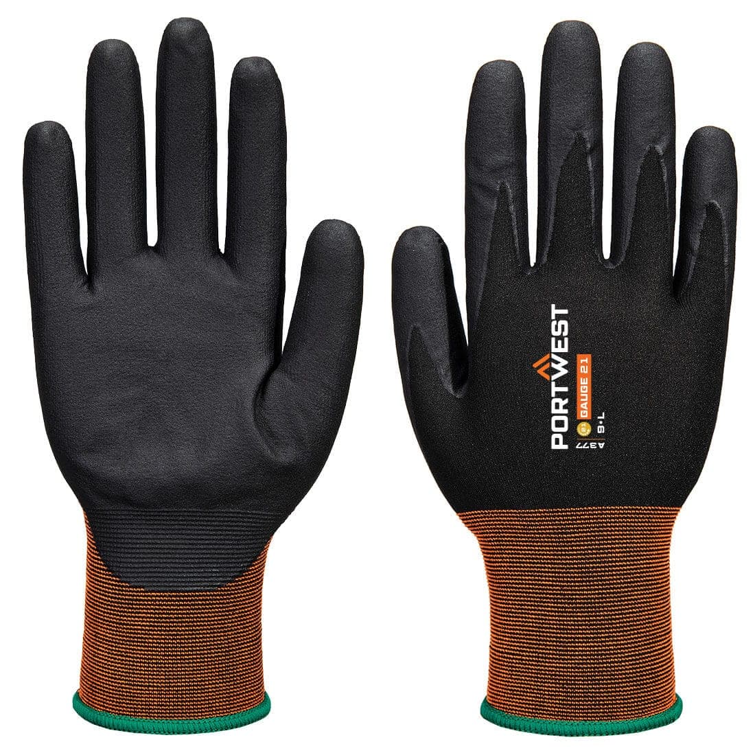 GP Grip 21 Nitrile Micro Foam Glove in Black