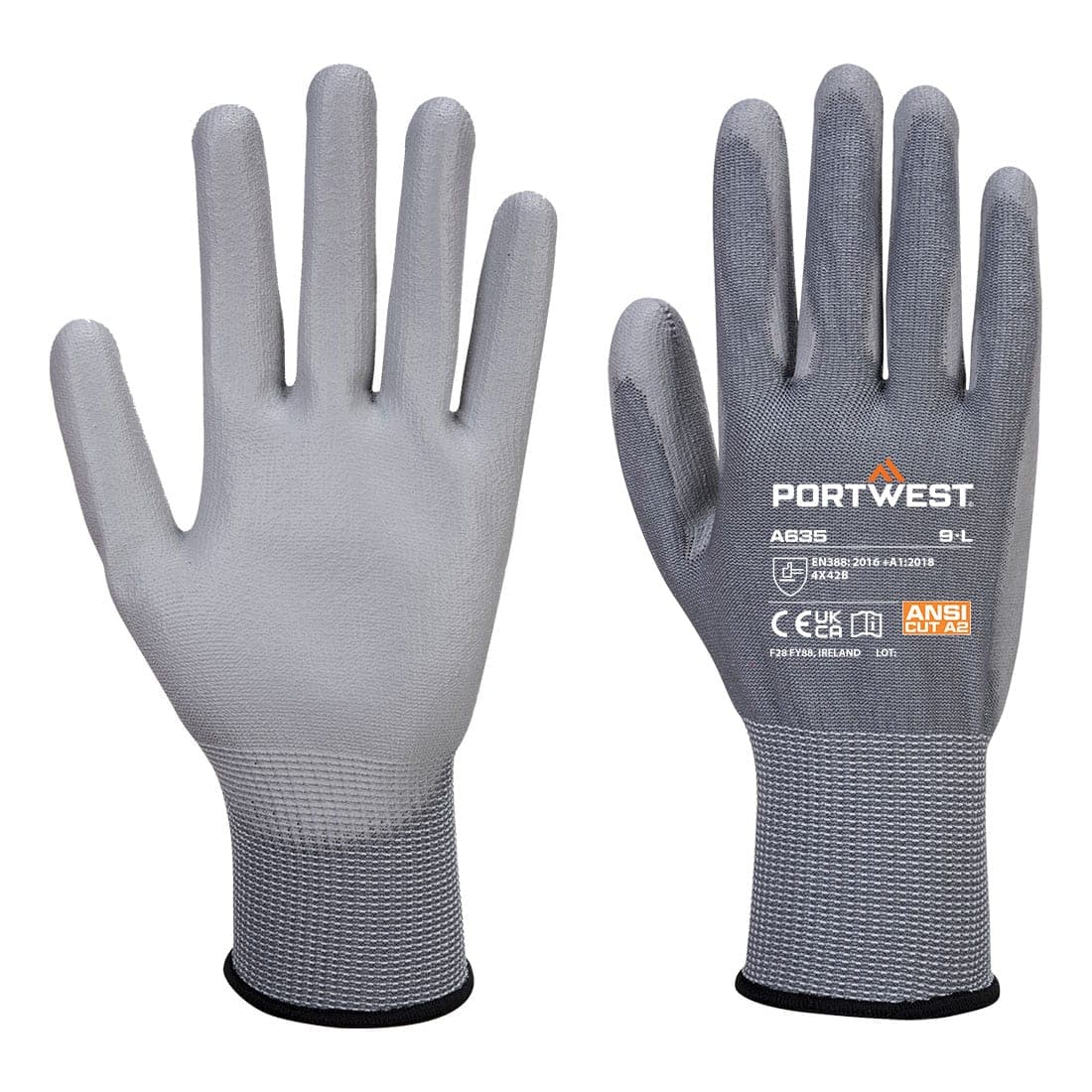 Cut B13 PU Economy Glove in Grey