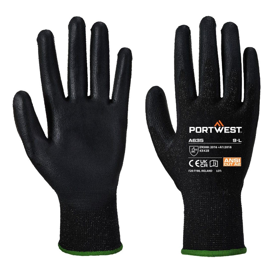 Cut B13 PU Economy Glove in Black