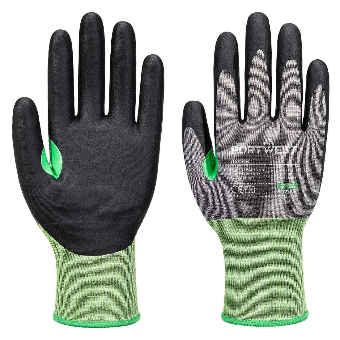 CS Cut C18 Nitrile Glove in Grey/Black