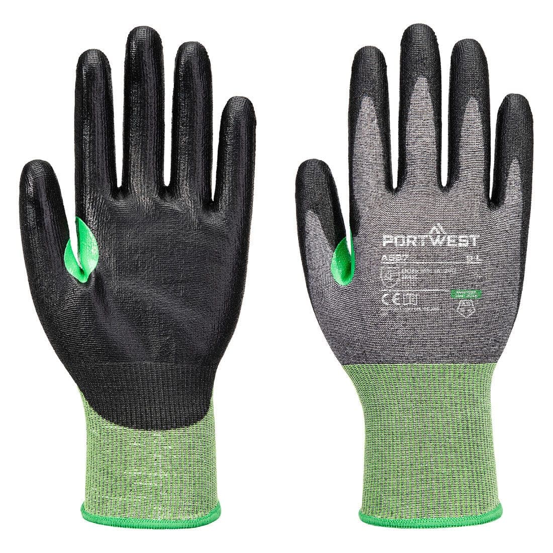 CS Cut C18 PU Glove in Grey/Black