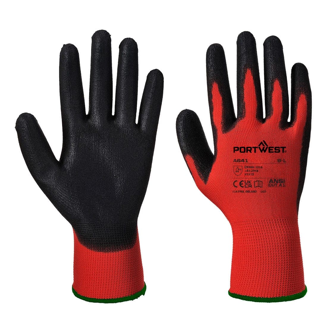 Grip 13 PU Glove in Red/Black