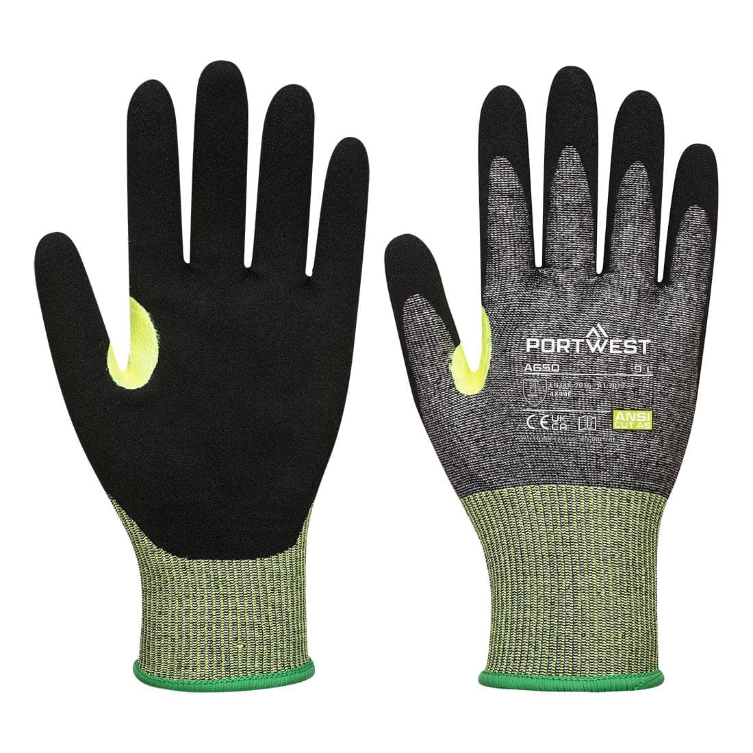 CS Cut E15 Nitrile Glove in Grey/Black