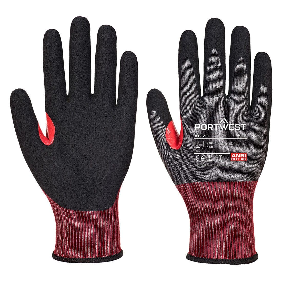CS Cut F18 Nitrile Glove in Black