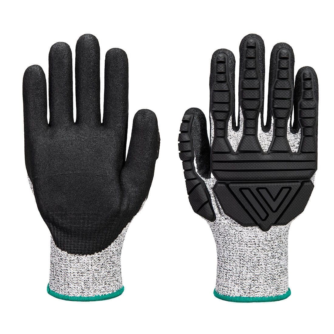 Impact C13 Nitrile Foam TPV Reinforced Palm Glove in Grey/Black