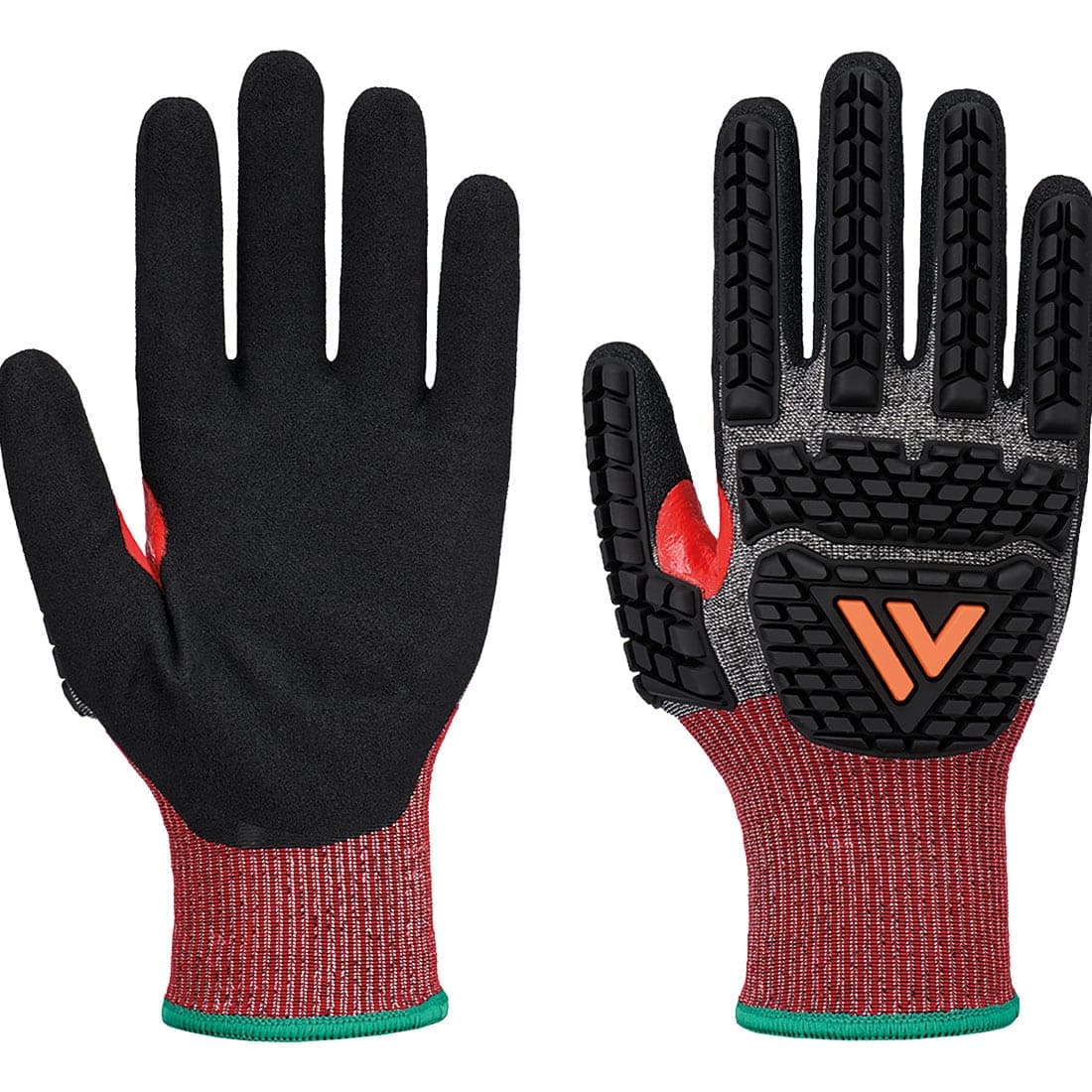 CS Impact F18 Nitrile Sandy Glove in Grey/Black