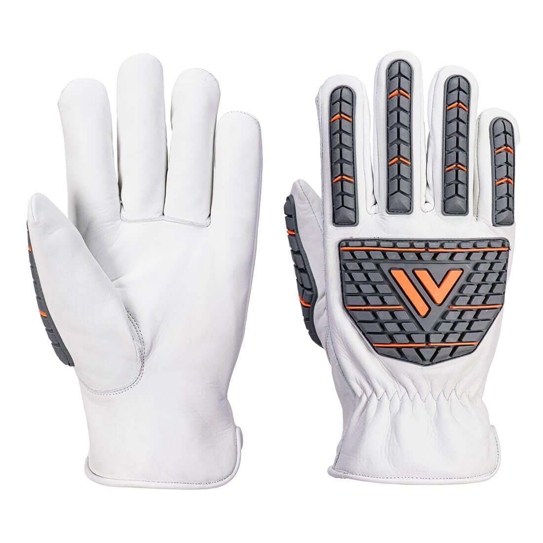 Impact 110 Cow Leather Glove in White