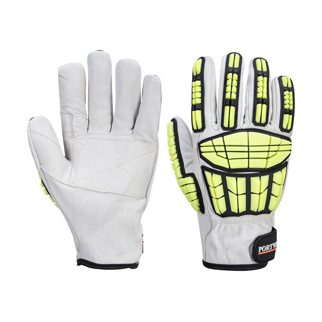 Impact F135 Cow Leather Lined Glove in Grey