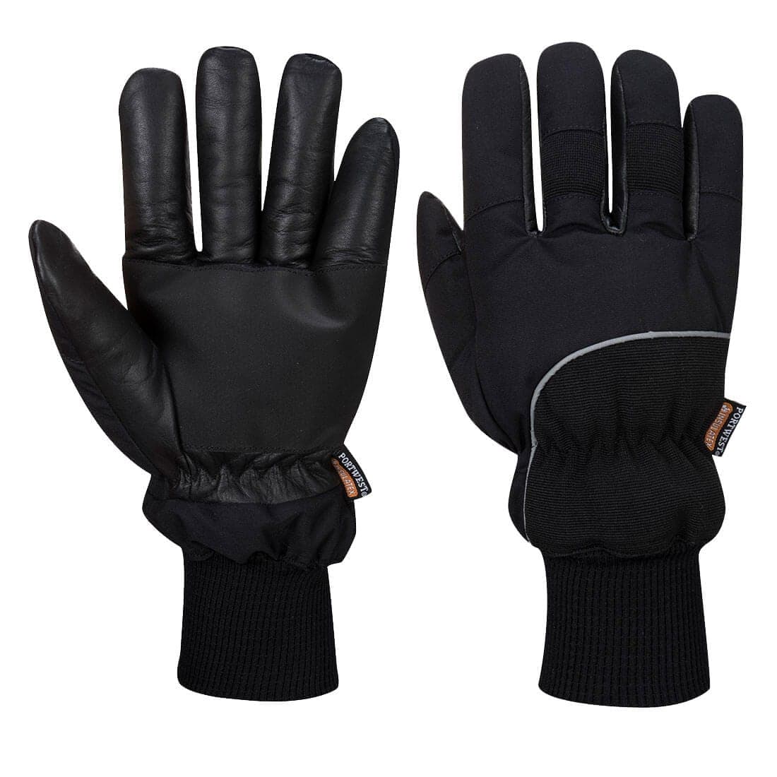 Cold 500 Leather Waterproof Mechanical Glove in Black