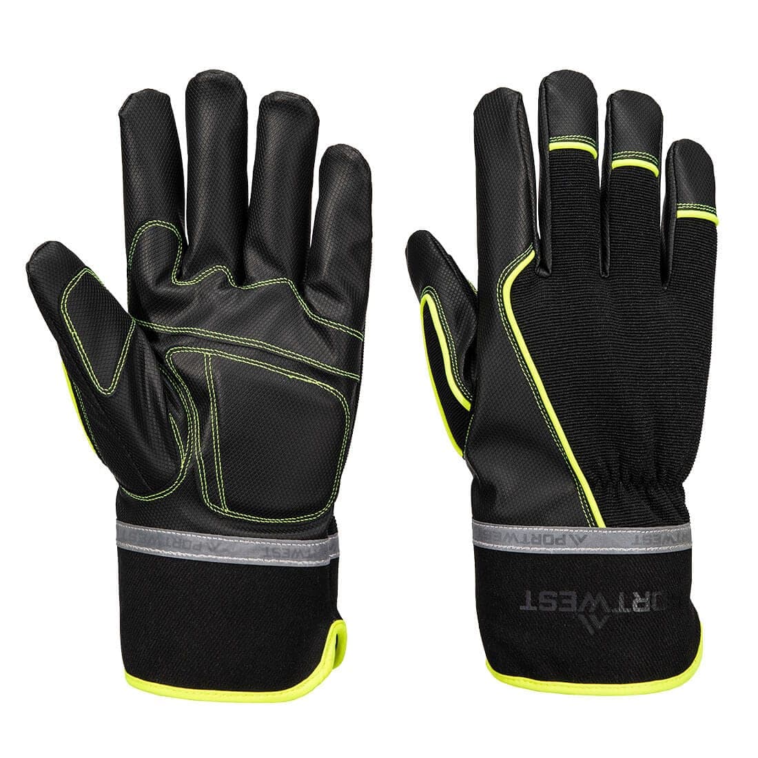 Cold 450 PU Waterproof Mechanical Glove in Black