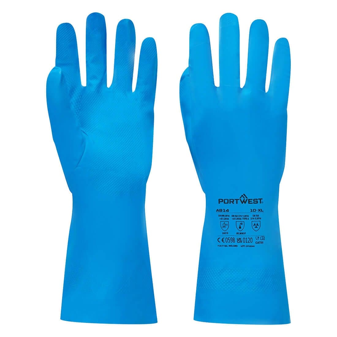 Chem 330 Nitrile Food Gauntlet in Blue