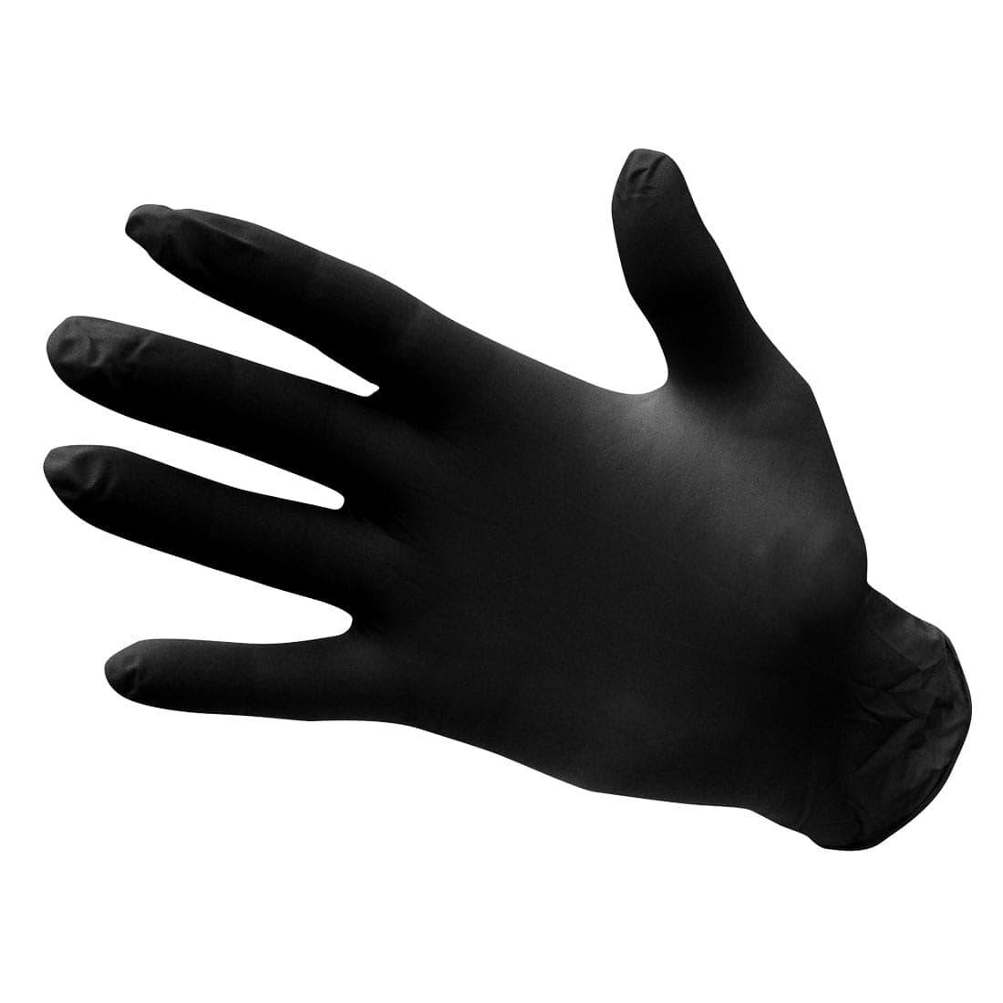 Disp 3.5 mil Nitrile Powder Free Disposable Glove (Pk100) in Black