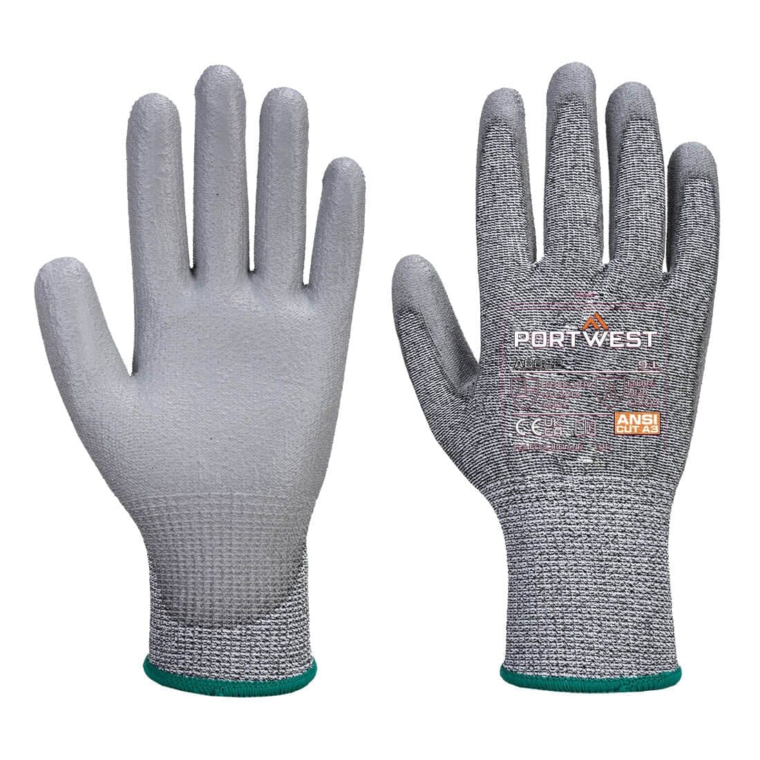 Cut C13 PU Essential Multipack (Pk12) in Grey