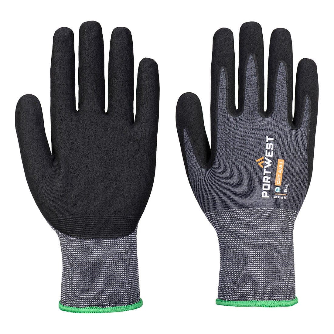 SG Grip 15 Eco Nitrile Glove (Pk12) in Grey/Black