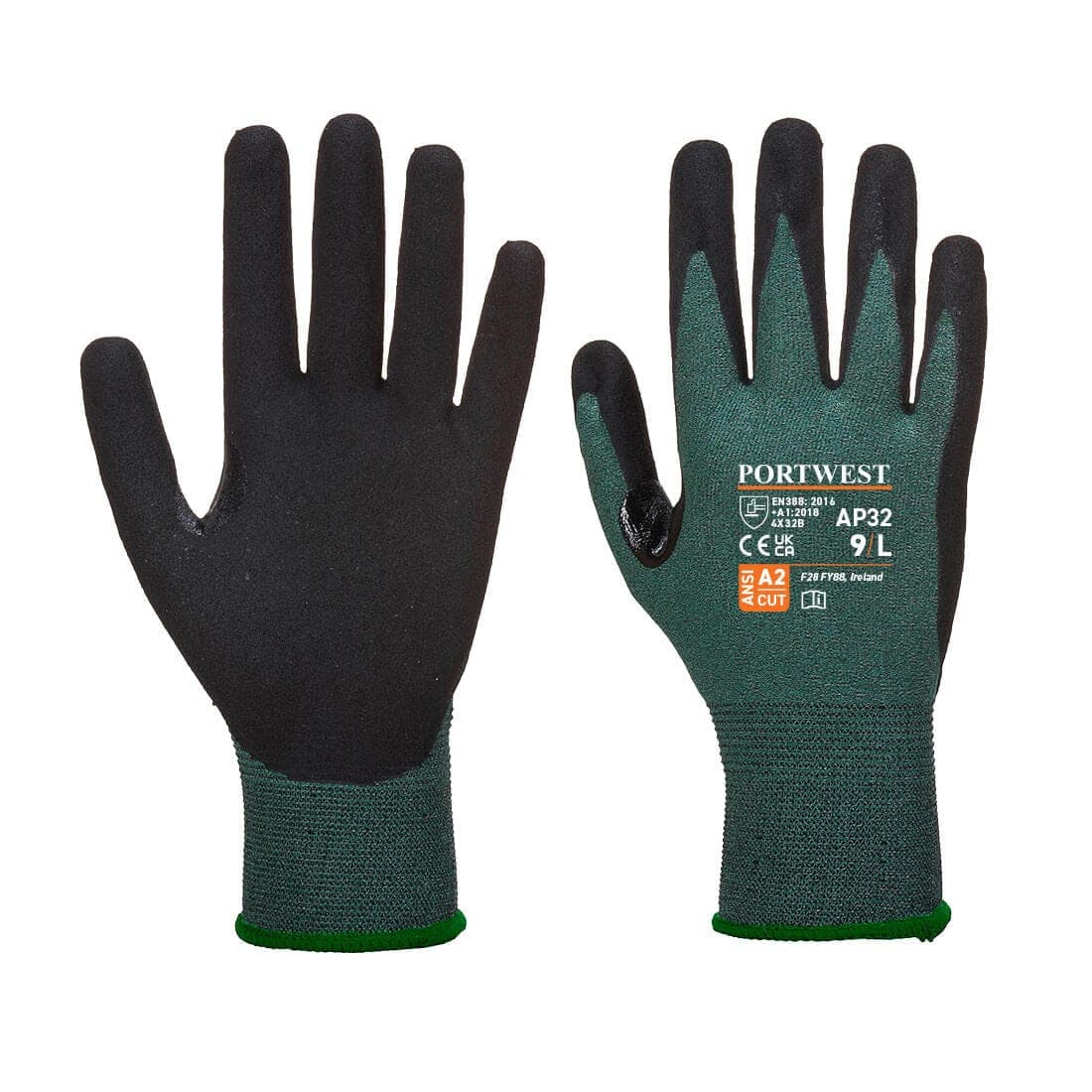 Cut B18 Dexti Pro Nitrile Glove in Black/Grey