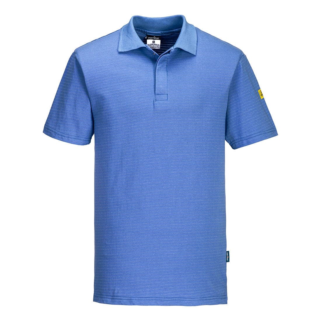 Anti-Static ESD Polo Shirt S/S in Black