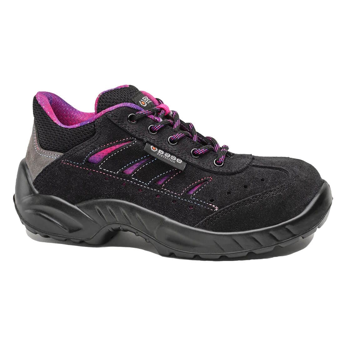 Zoe Shoe S1P SRC in Black/Fuchsia