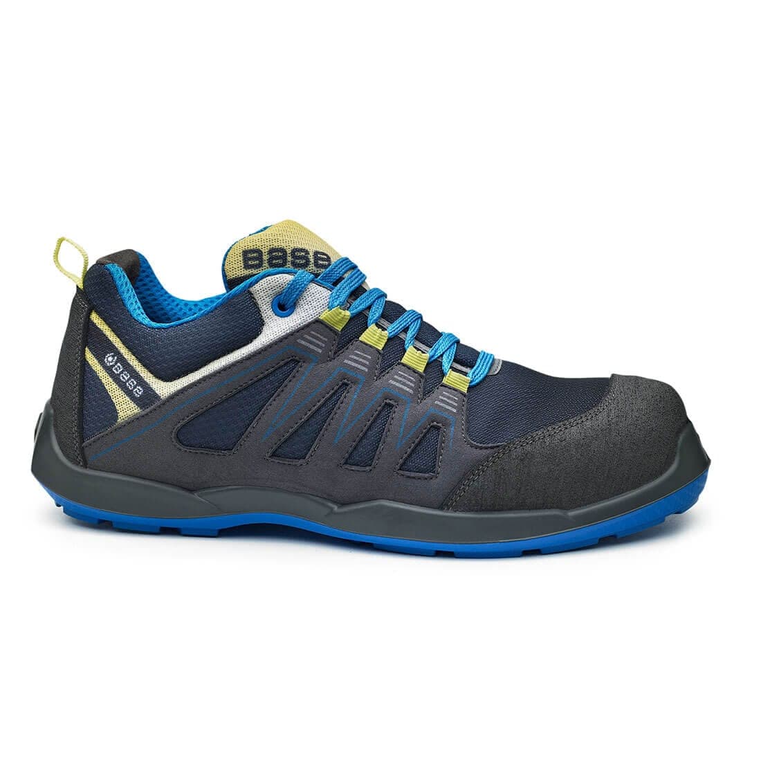 Paddle Shoe S1P SRC in Navy/Yellow