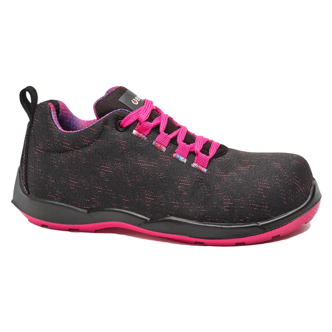 Violet Shoe S3L FO SR in Black/Fuchsia
