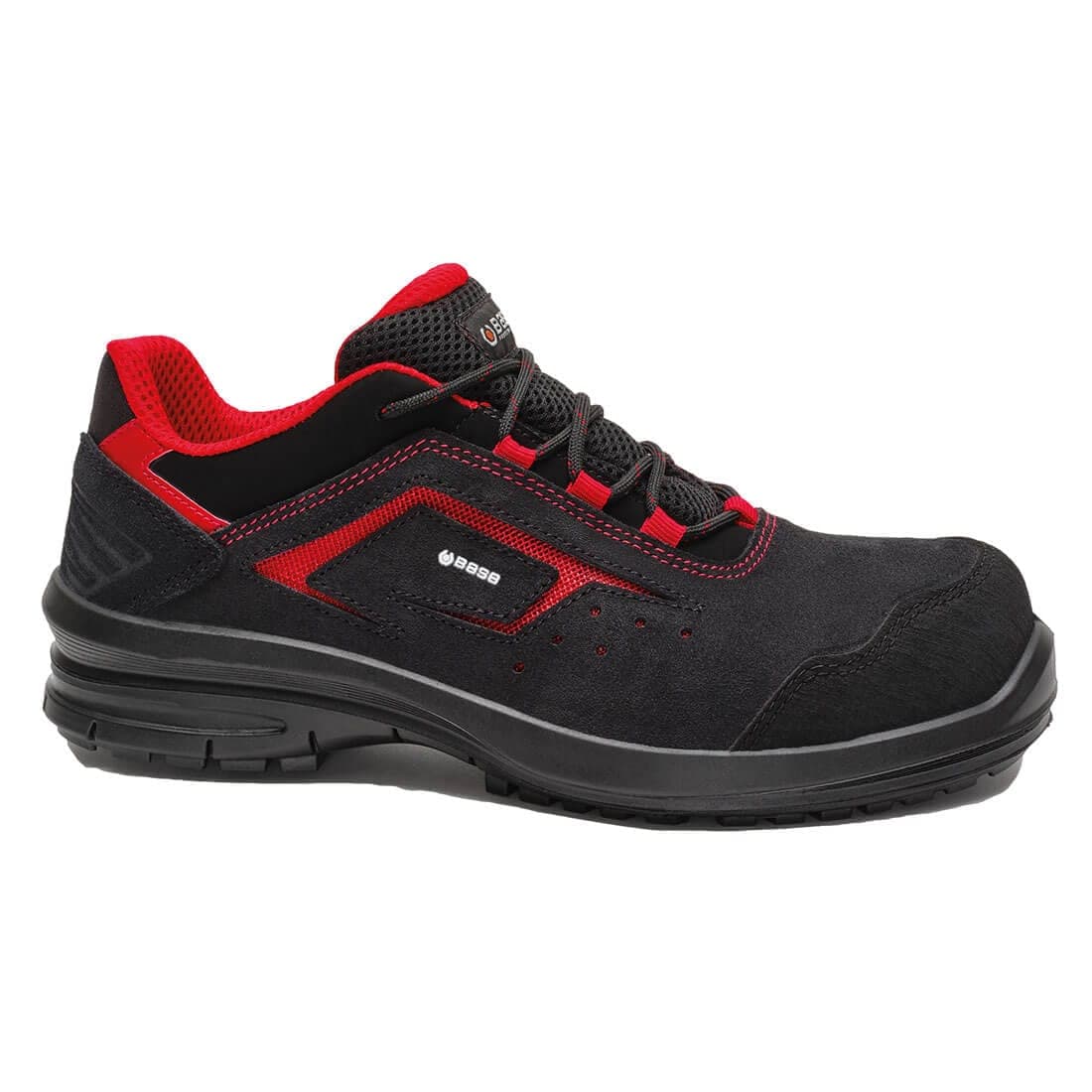 Eris Shoe S1PL FO SR in Black/Red