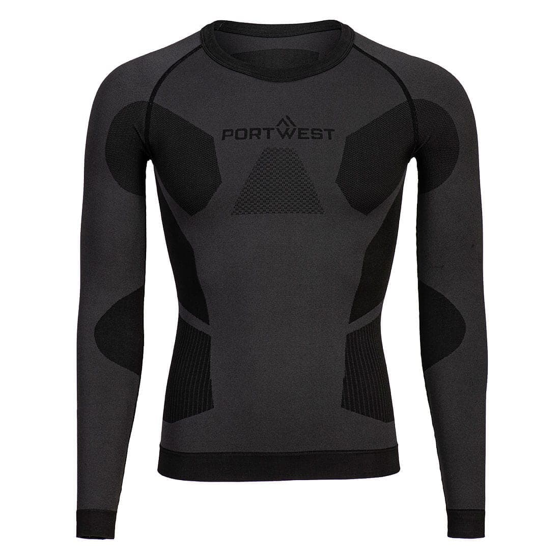 Dynamic Air Baselayer Top in Charcoal