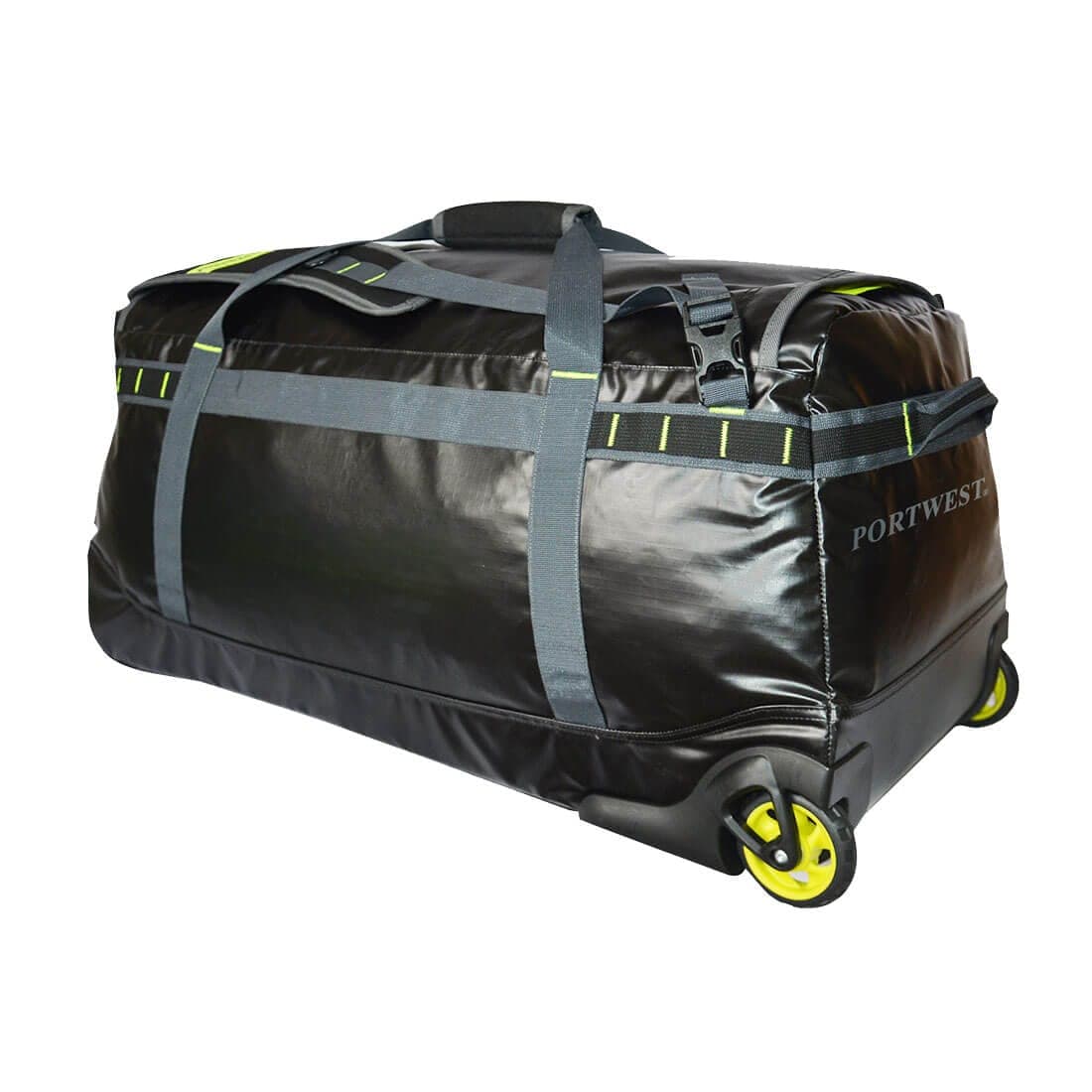 PW3 100L Water-resistant Duffle Trolley Bag in Black