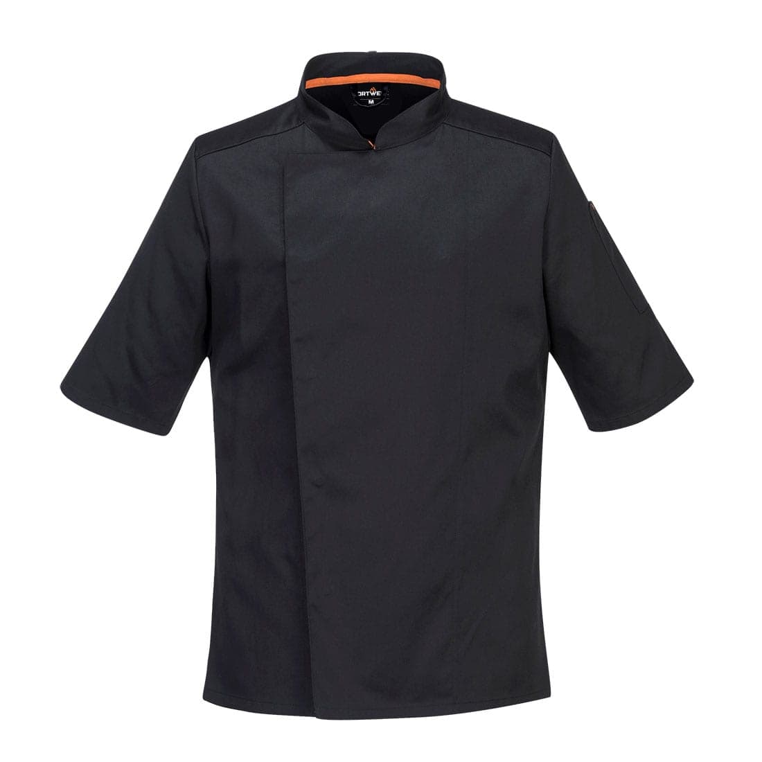 Chef's Mesh Air Pro Stretch Jacket S/S in Black
