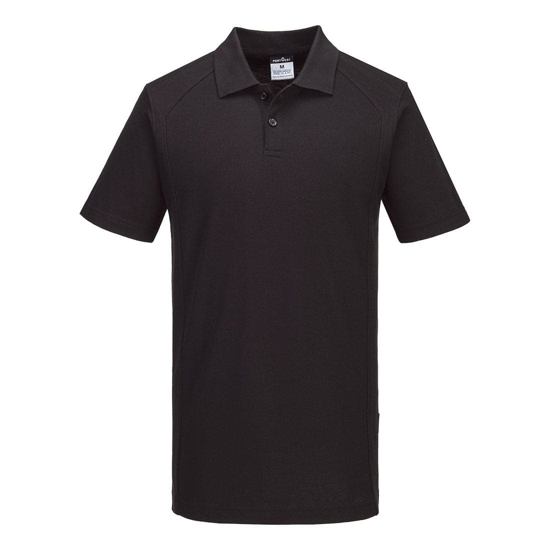 WX2 Polo Shirt S/S in Black