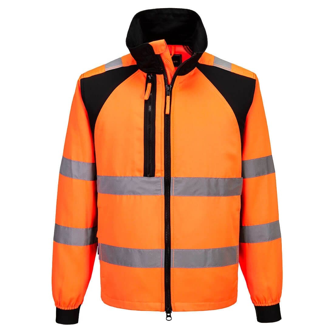 WX2 Eco Hi-Vis Work Jacket in Orange/Black