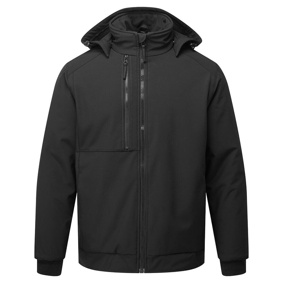 WX2 Eco Hooded Insulated Softshell (2L) in Black