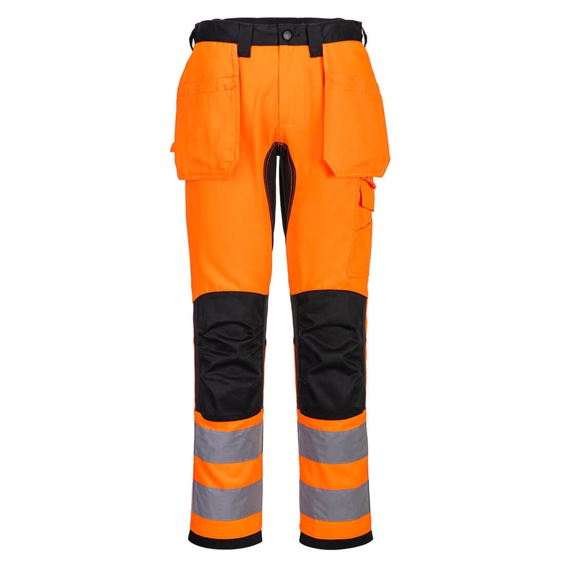 WX2 Eco Hi-Vis Holster Pocket Trousers in Orange/Black