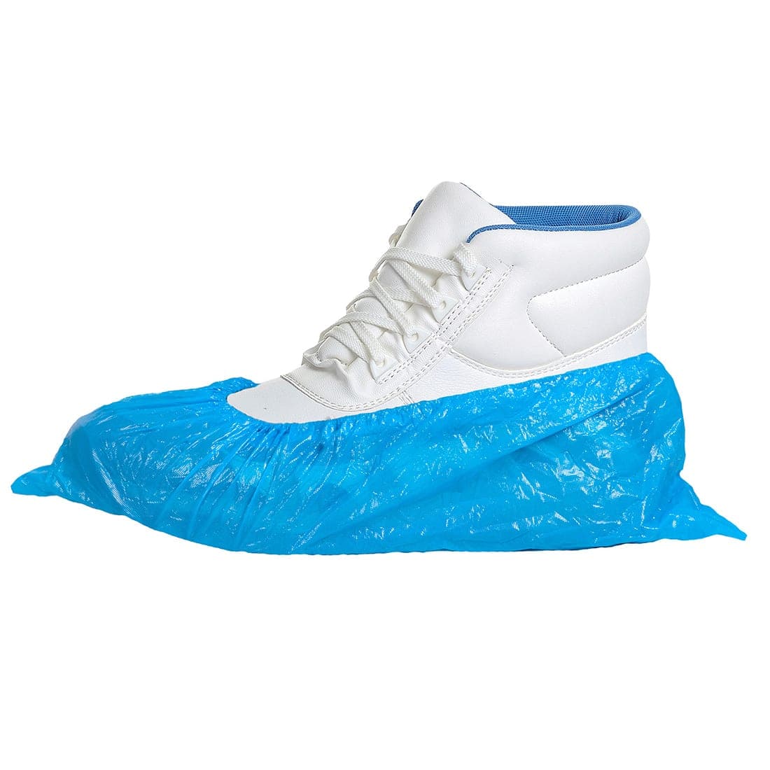Disposable PE Overshoes (PK6000) in Blue