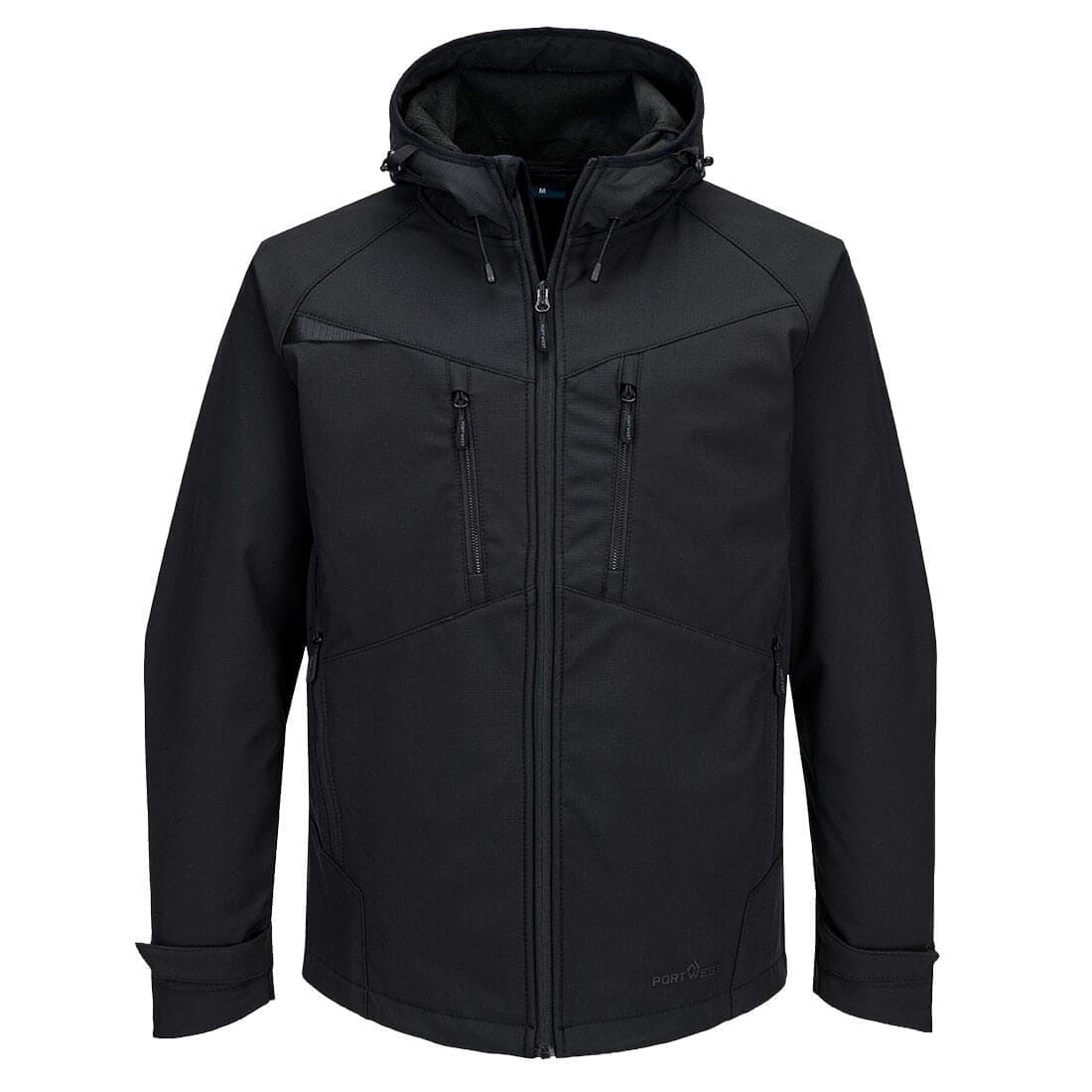 DX4 Hooded Softshell (3L) in All Black