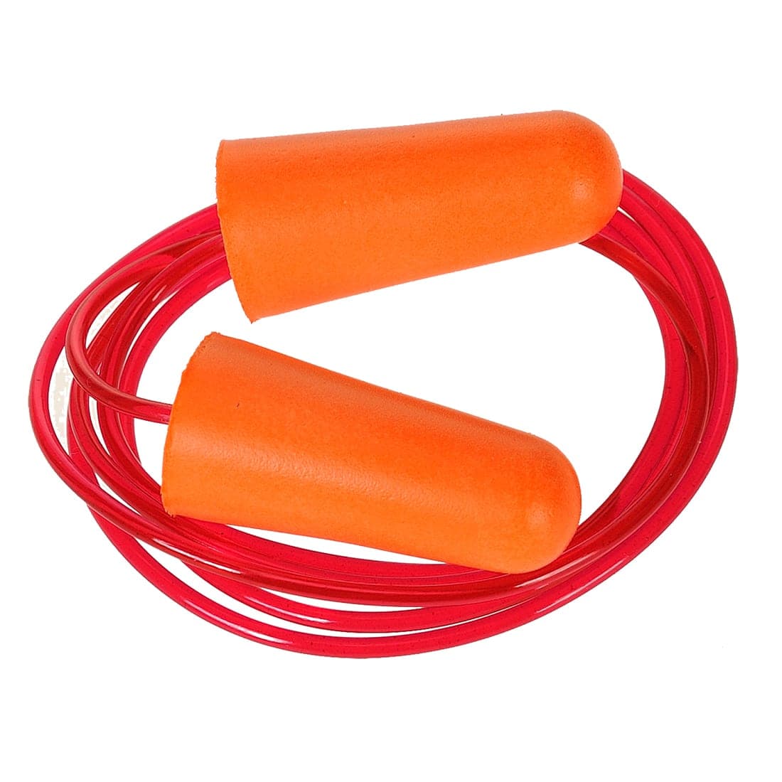Corded PU Foam Ear Plugs (200 Pairs) in Orange