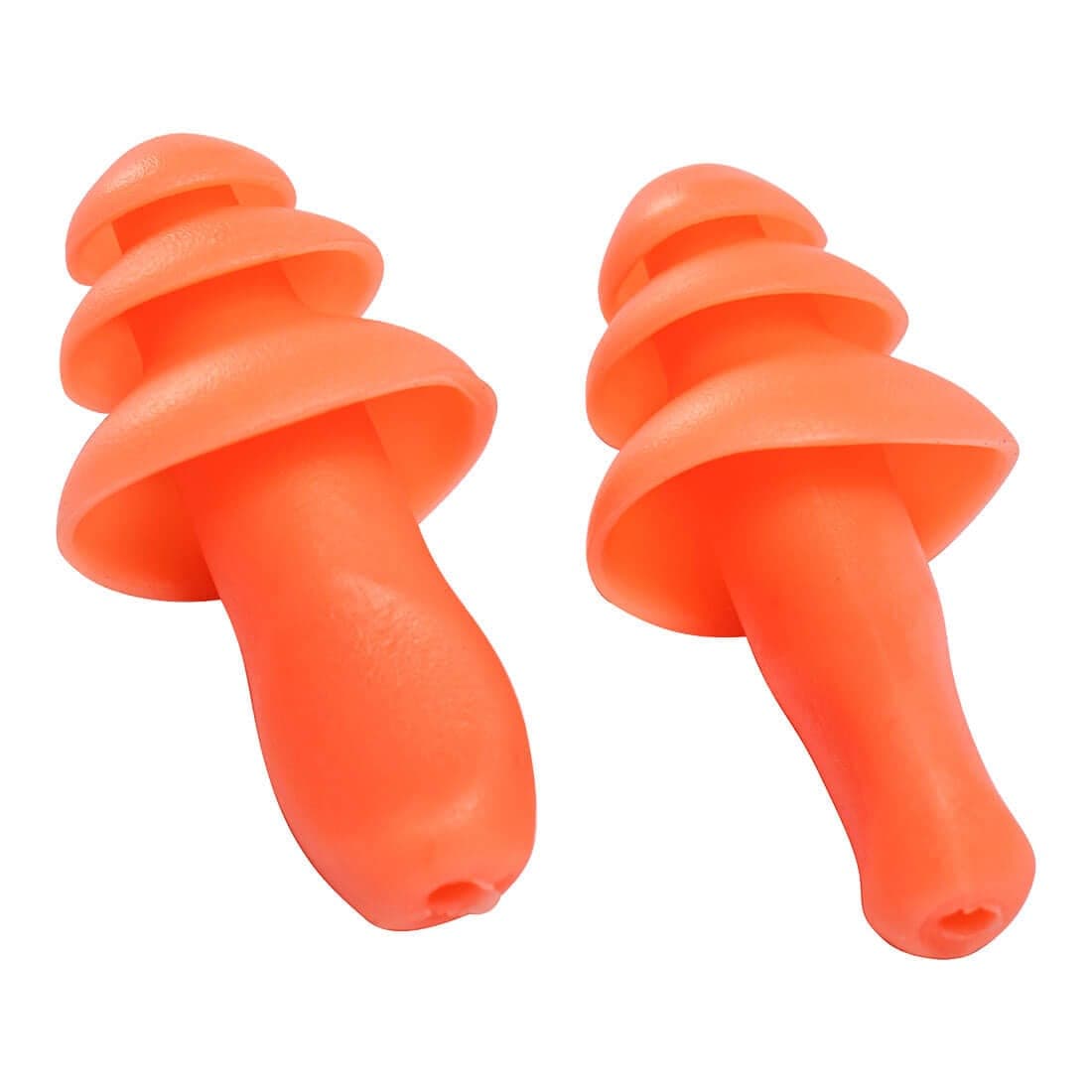 Reusable TPR Ear Plugs (50 Pairs) in Orange