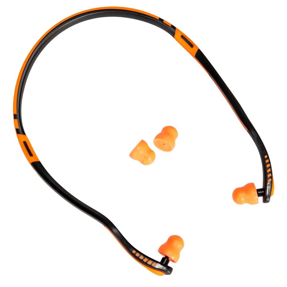 Easy Fit PU Ear Plugs Banded (2 Pairs) in Orange