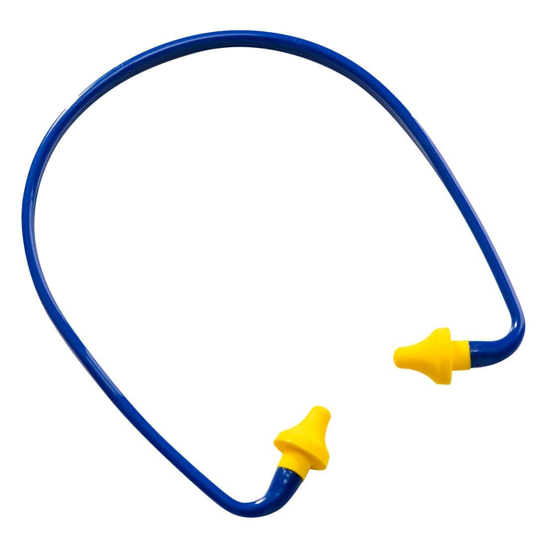 Banded Tapered Ear Plugs in Yellow