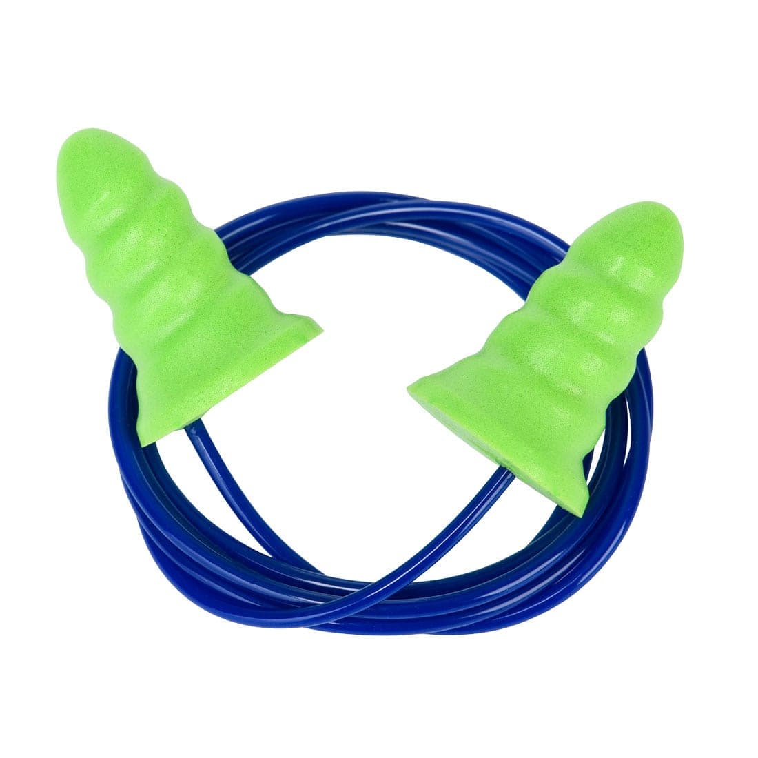 Disposable PU Ear Plugs Corded Low Attenuation (200 pairs) in Green