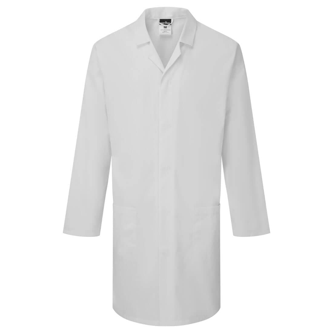 ES1 Essential Lab Coat in White