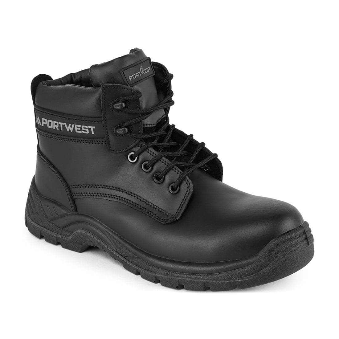 Composite Leather Ankle Boot S3S SR in Black