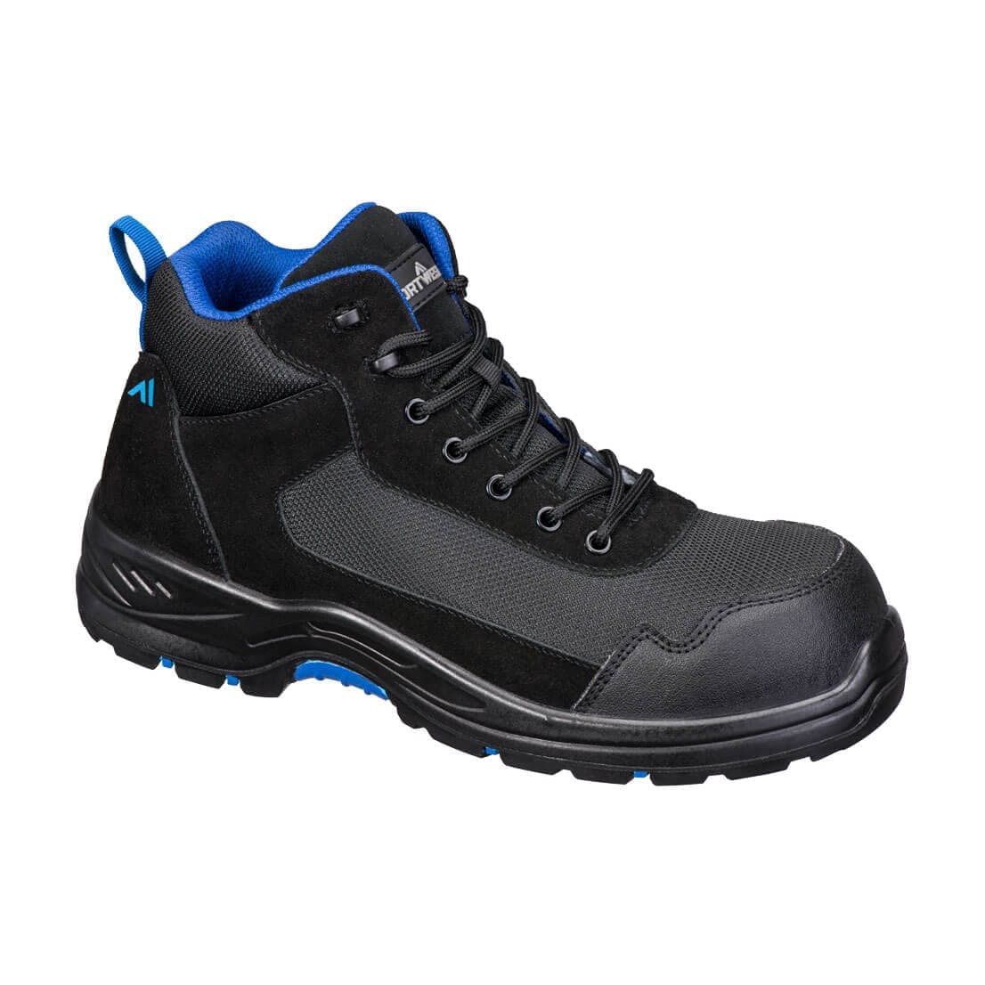 Composite Textile Suede Mid Boot S3L HRO SR FO in Black/Blue