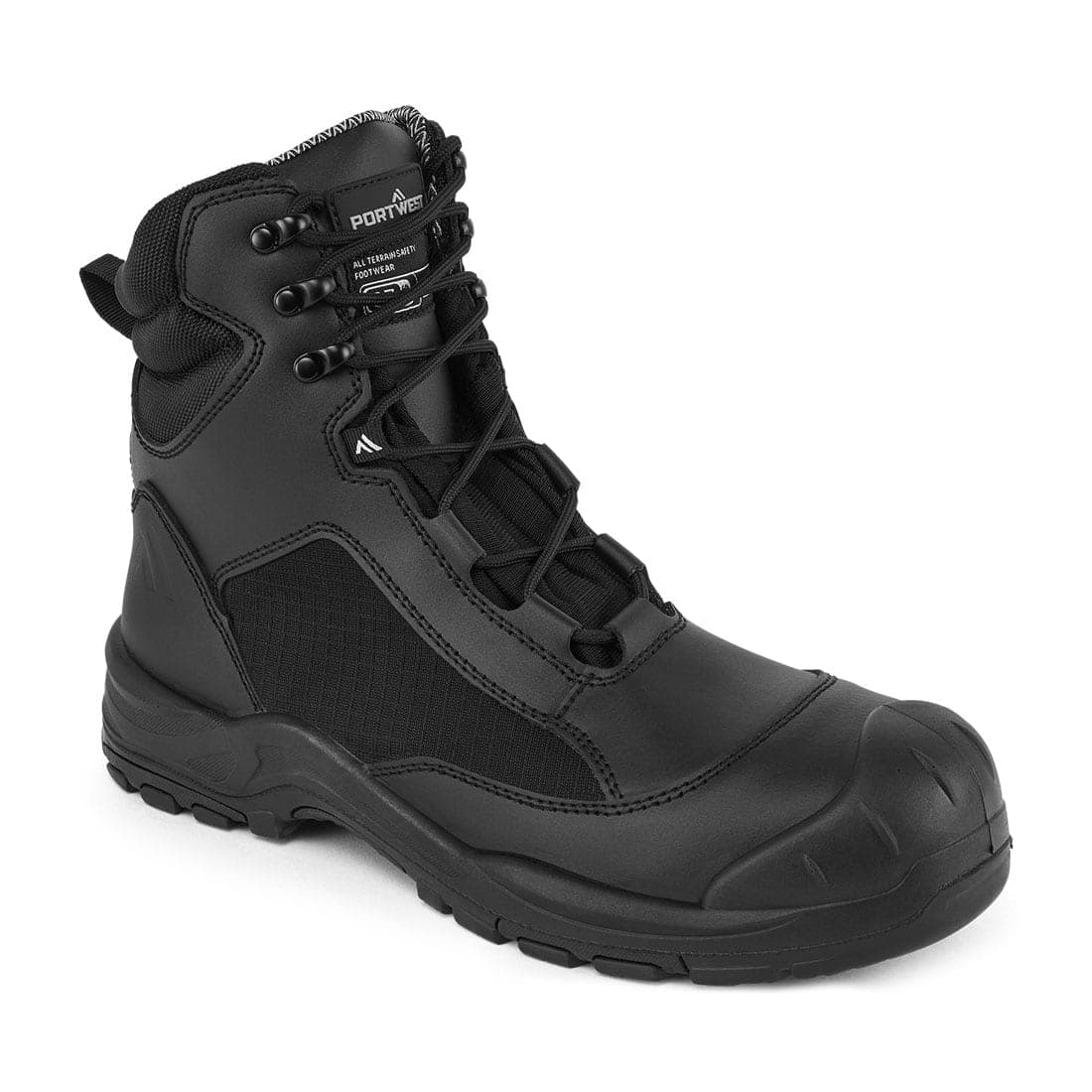 Occupational Action Leather High Boot O7S HRO SR FO SC in Black