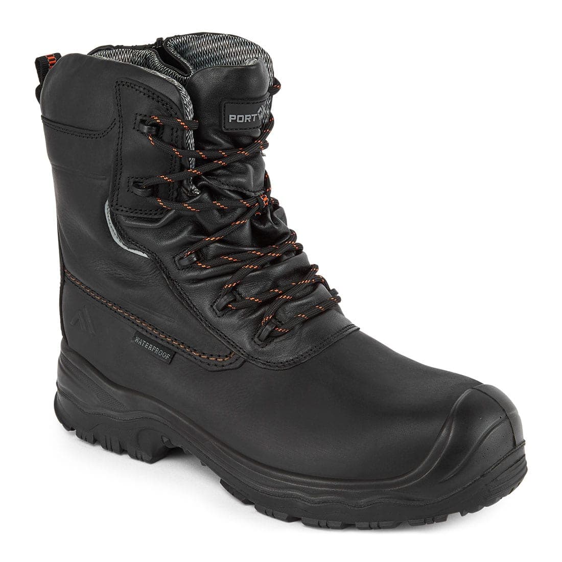 Composite Leather Traction Boot 7" S7L ESD HRO CI FO in Black