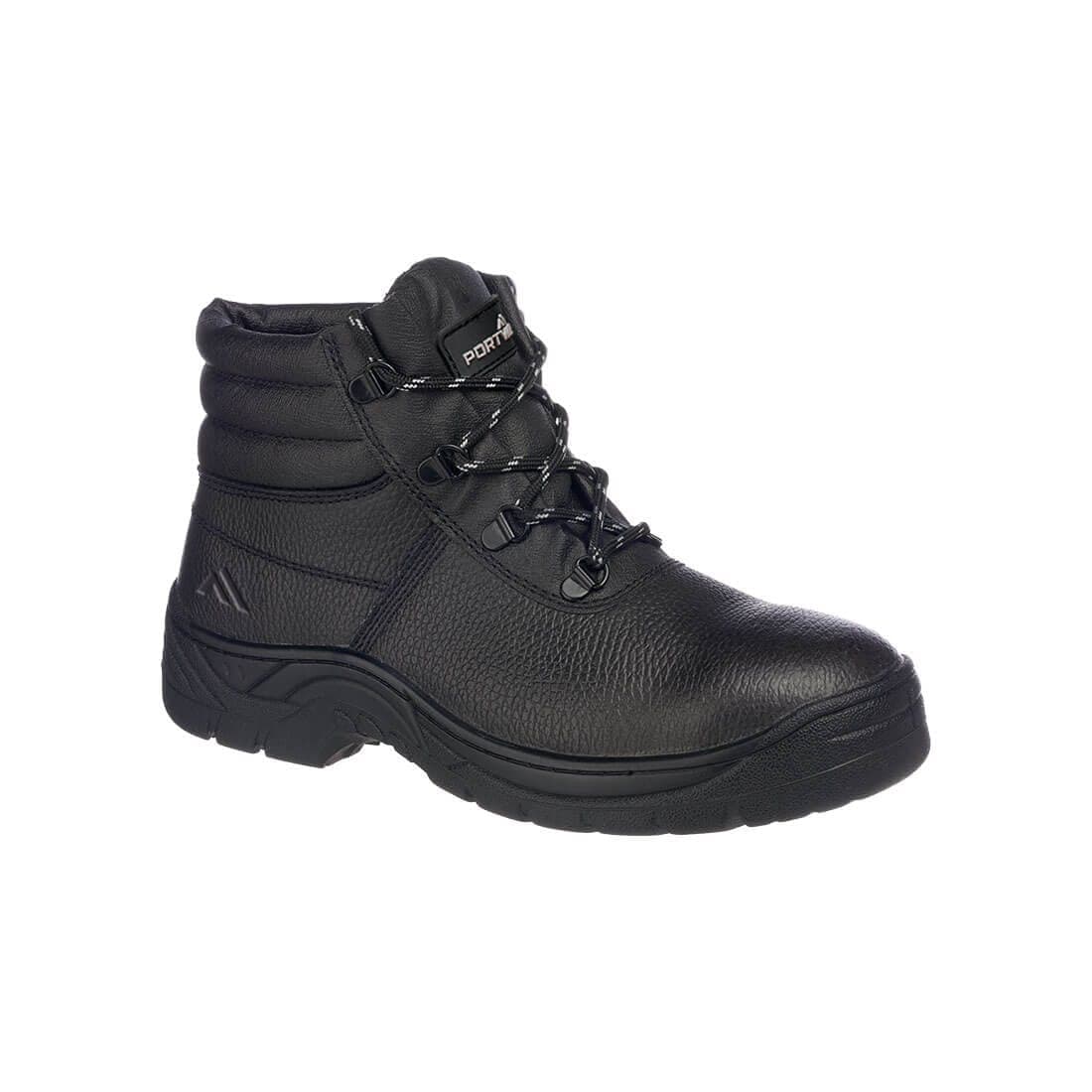 Steel Leather Ankle Boot S3 HRO SRC in Black