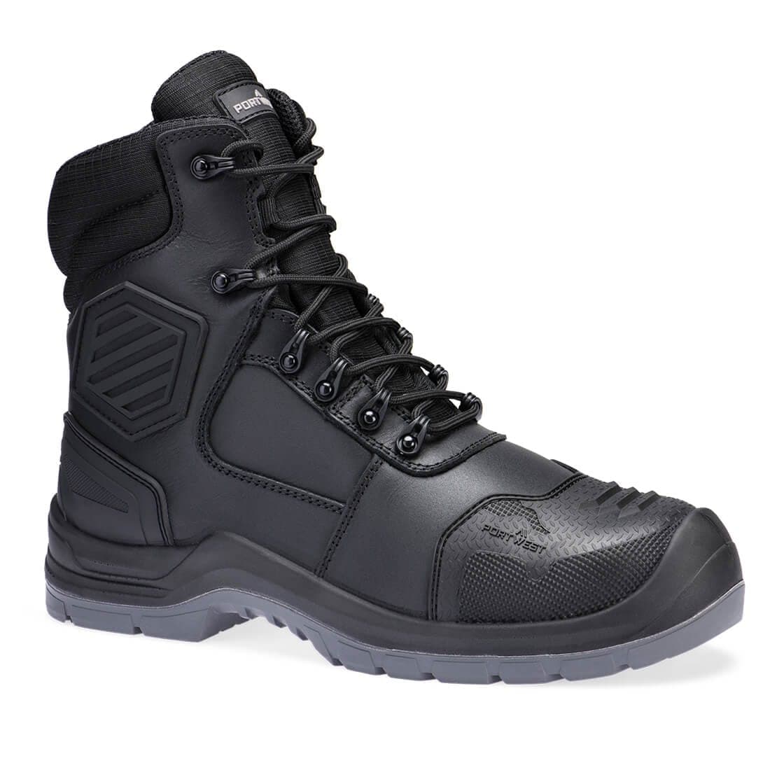 Composite Leather Mid Boot S7L HRO M CI LG SC AN SR FO in Black