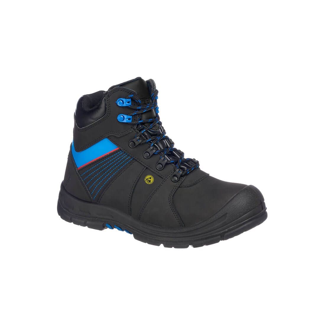 Composite Action Nubuck Ankle Boot S3 ESD HRO SRC in Black/Blue
